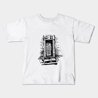 Ancient door. Graphic image. Kids T-Shirt